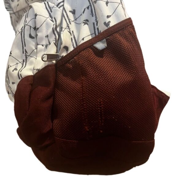 The North Face wise guy vintage bird on a wire printed /sequoia red backpack - Picture 6 of 14